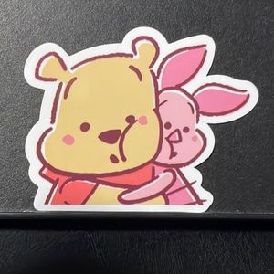 POOH AND PIGLET STICKER